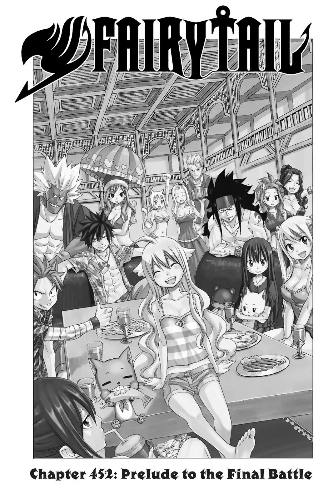 Fairy Tail Chapter 452 page 1 - Chapter 452: Prelude To The Final Battle