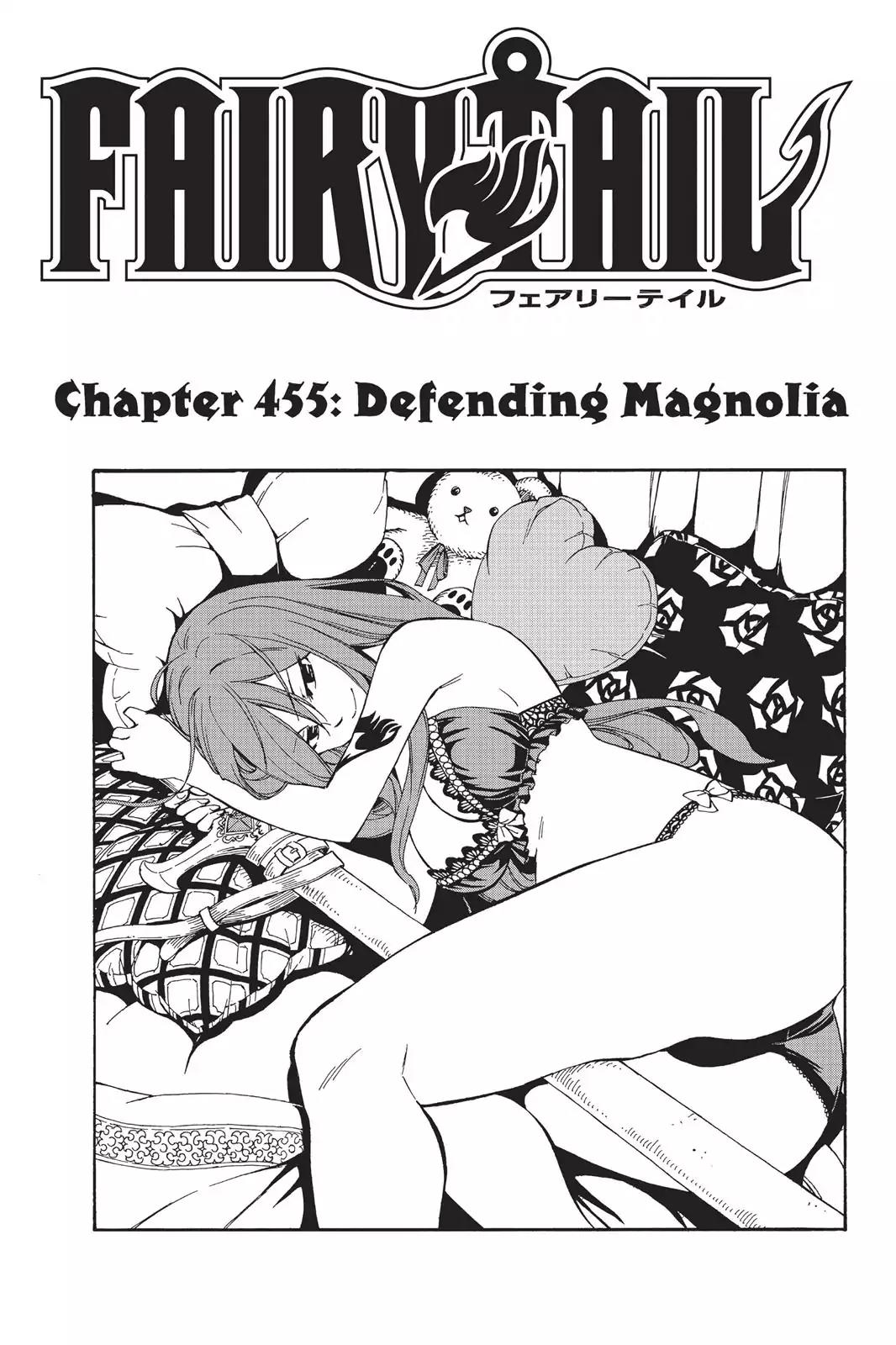 Fairy Tail Chapter 455 page 1 - Chapter 455: Defending Magnolia