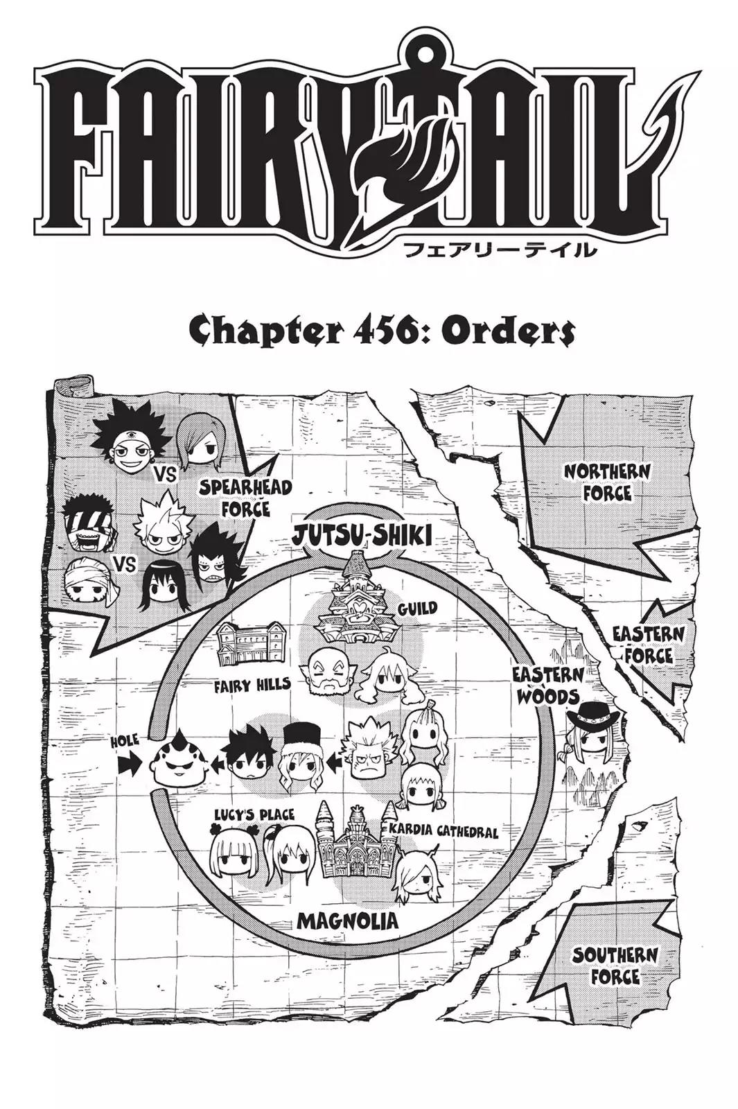 Fairy Tail Chapter 456 page 4 - Chapter 456: Orders