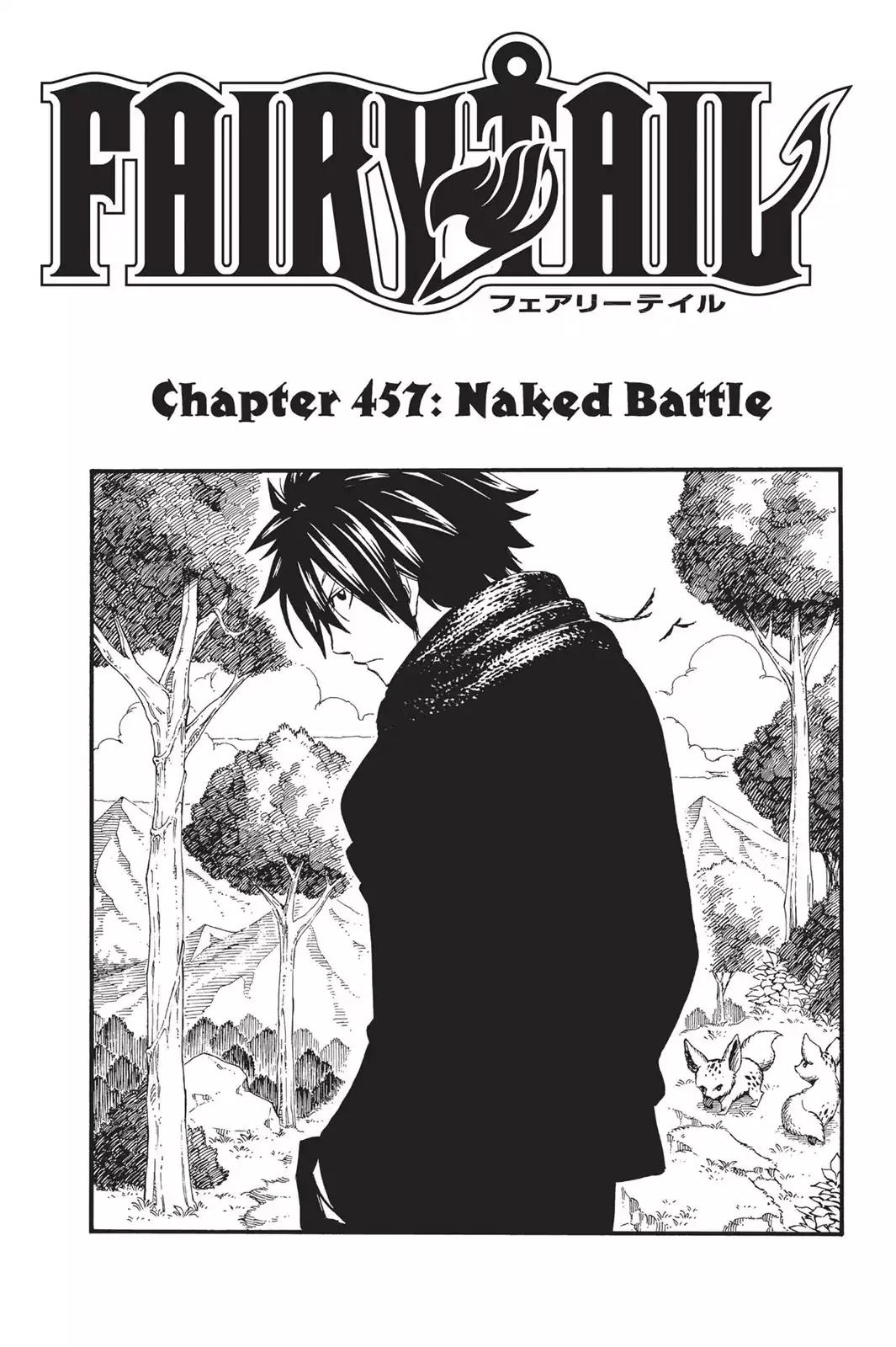 Fairy Tail Chapter 457 page 1 - Chapter 457: Naked Battle
