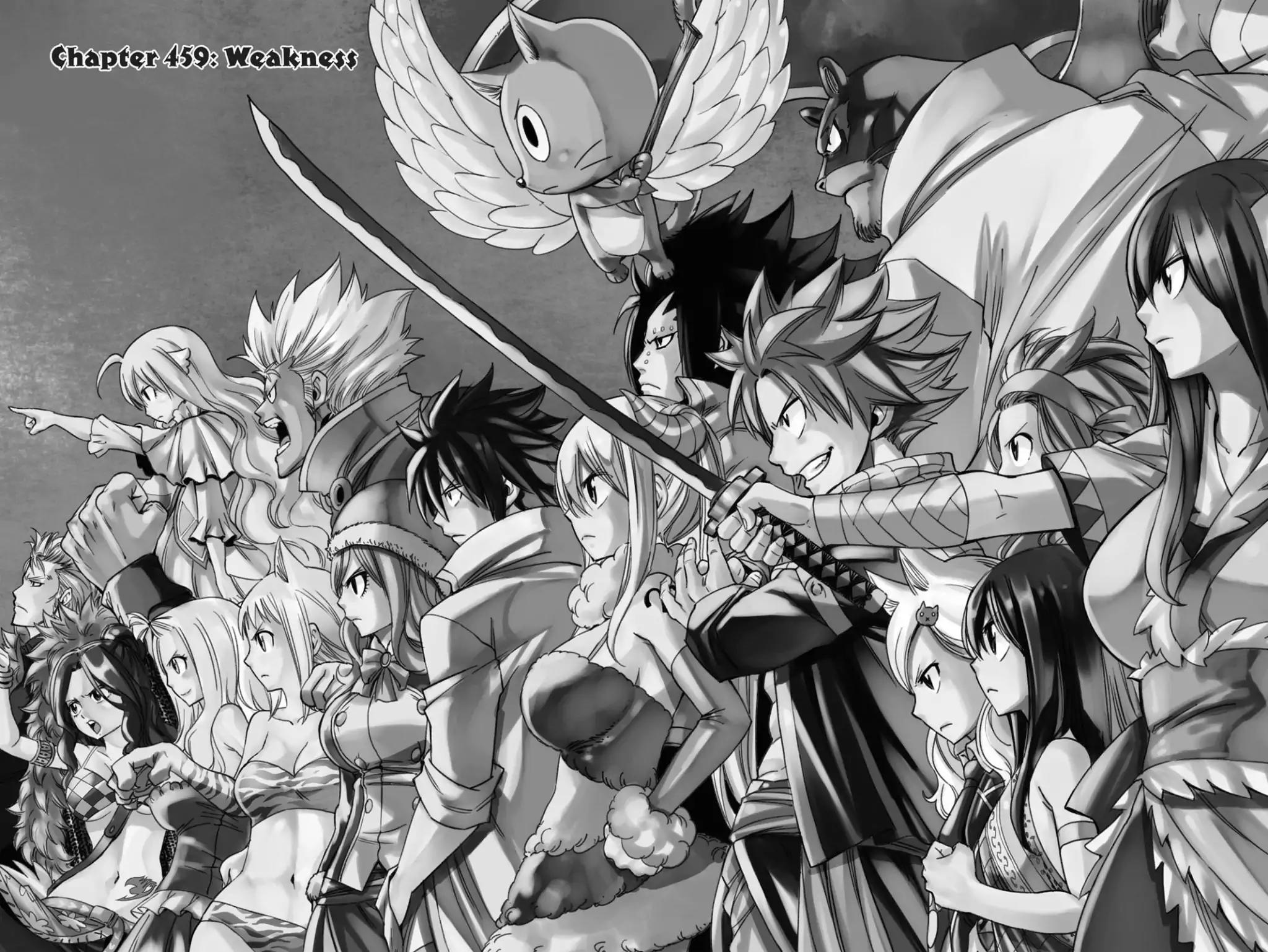 Fairy Tail Chapter 459 page 1 - Chapter 459: Weakness