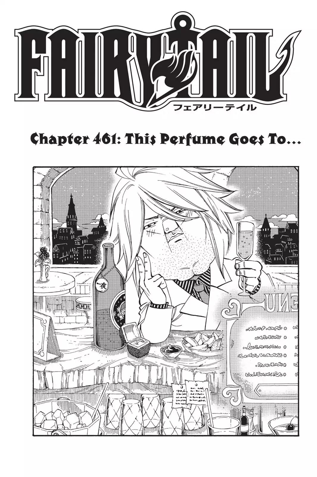 Fairy Tail Chapter 461 page 1 - Chapter 461: This Perfume Goes To...