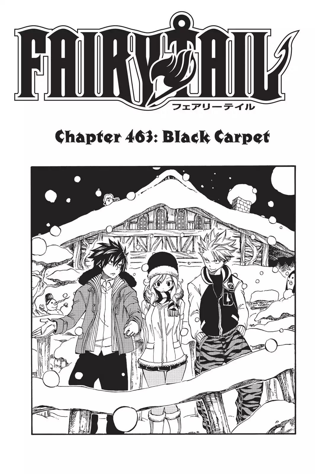 Fairy Tail Chapter 463 page 1 - Chapter 463: Black Carpet