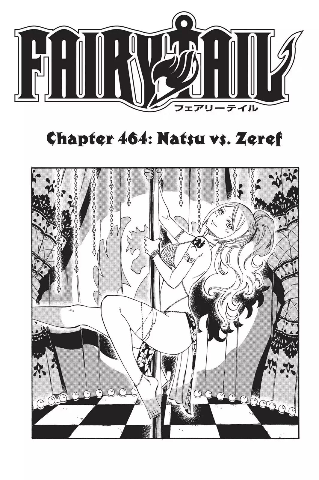 Fairy Tail Chapter 464 page 1 - Chapter 464: Natsu Vs. Zeref