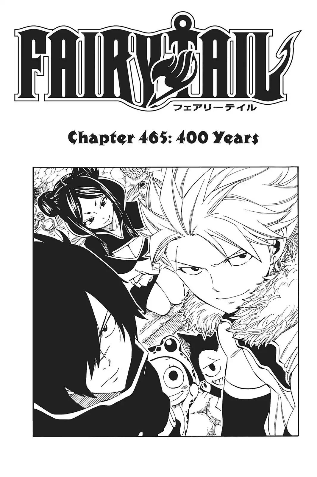 Fairy Tail Chapter 465 page 4 - Chapter 465: 400 Years