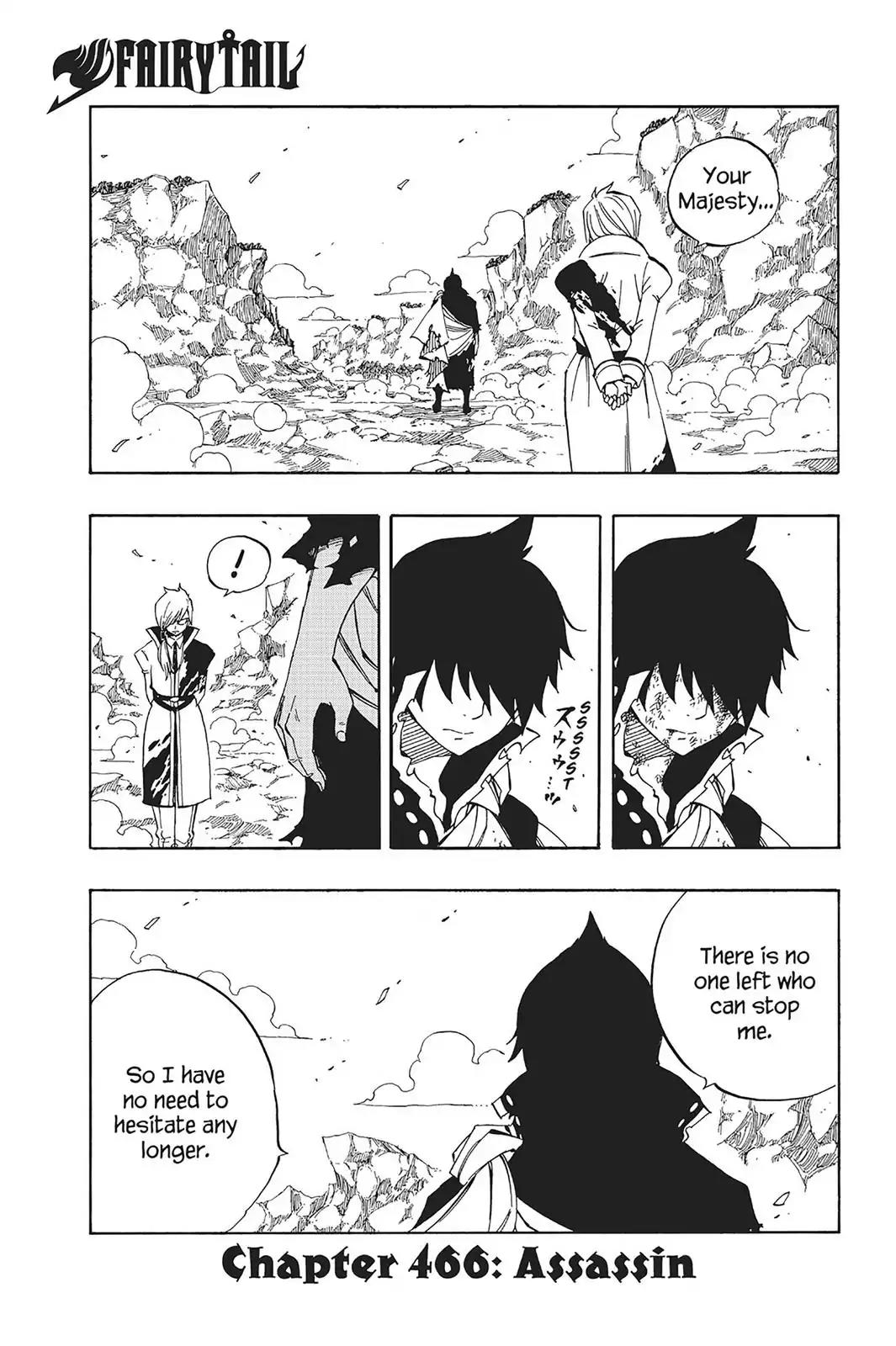Fairy Tail Chapter 466 page 1 - Chapter 466: Assassin