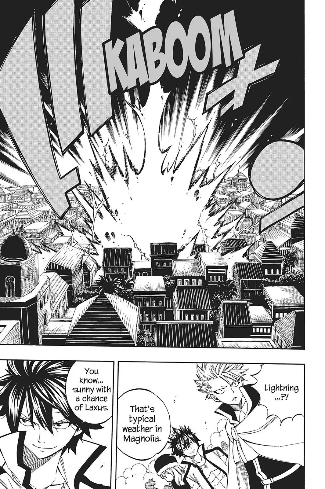 Fairy Tail Chapter 472 page 5 - Chapter 472: Laxus vs. Wall