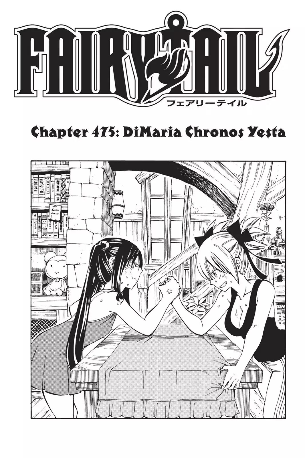 Fairy Tail Chapter 475 page 1 - Chapter 475: Dimaria Chronos Yesta