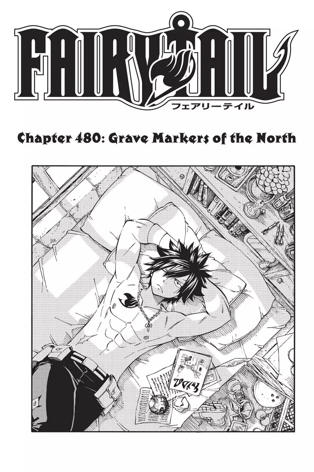 Fairy Tail Chapter 480 page 1 - Chapter 480: Grave Markers of the North