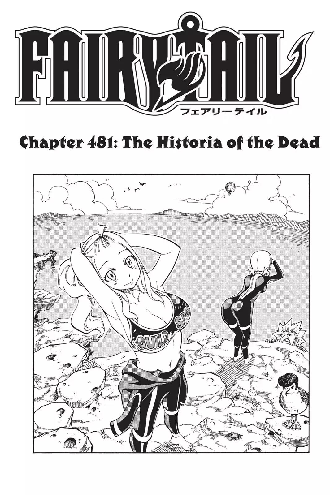 Fairy Tail Chapter 481 page 1 - Chapter 481: The Historia of the Dead
