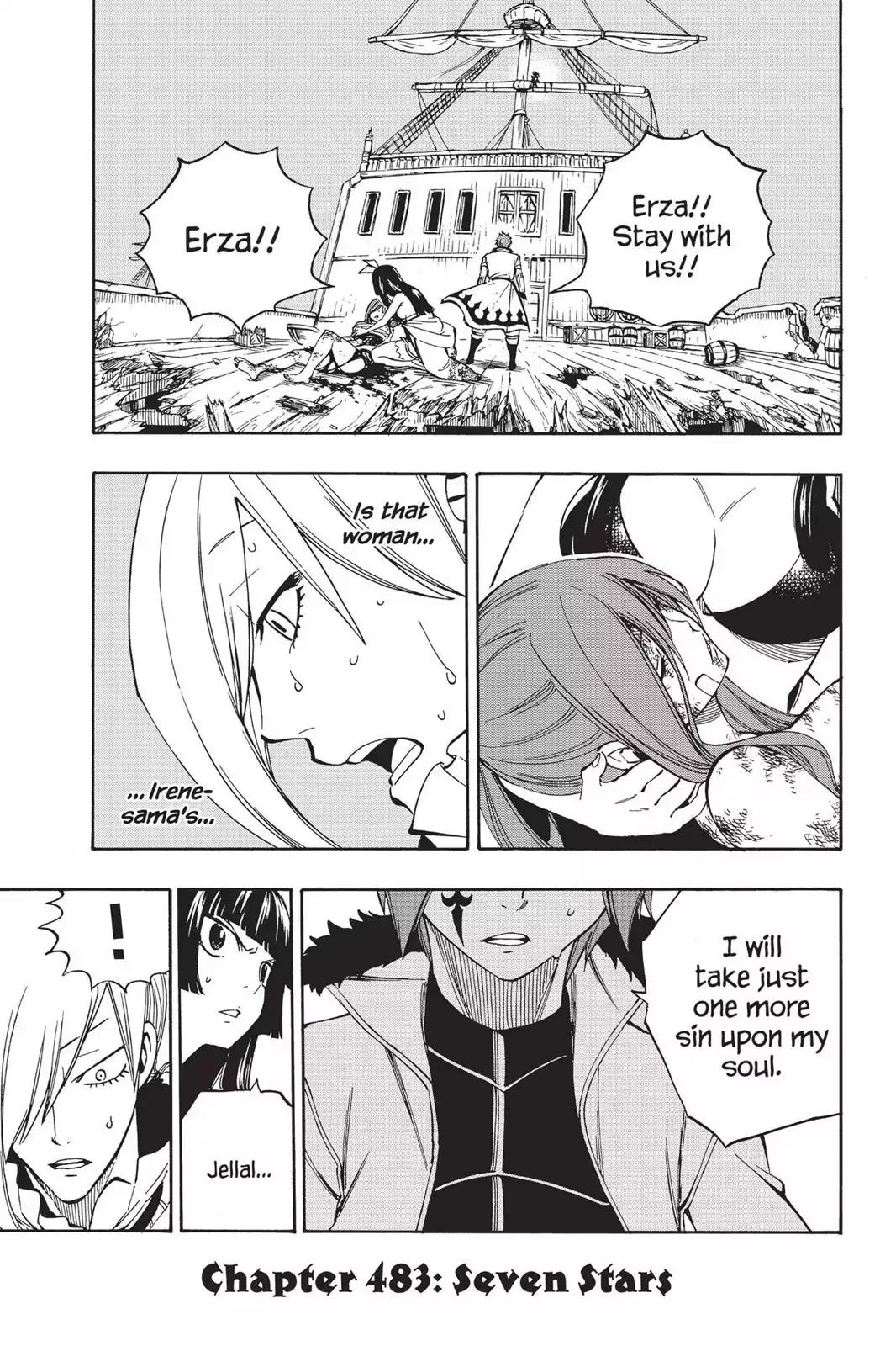Fairy Tail Chapter 483 page 4 - Chapter 483: Seven Stars