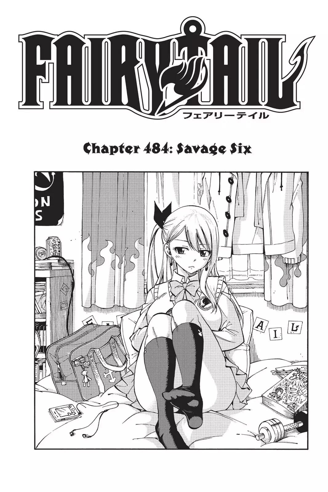 Fairy Tail Chapter 484 page 1 - Chapter 484: Savage Six