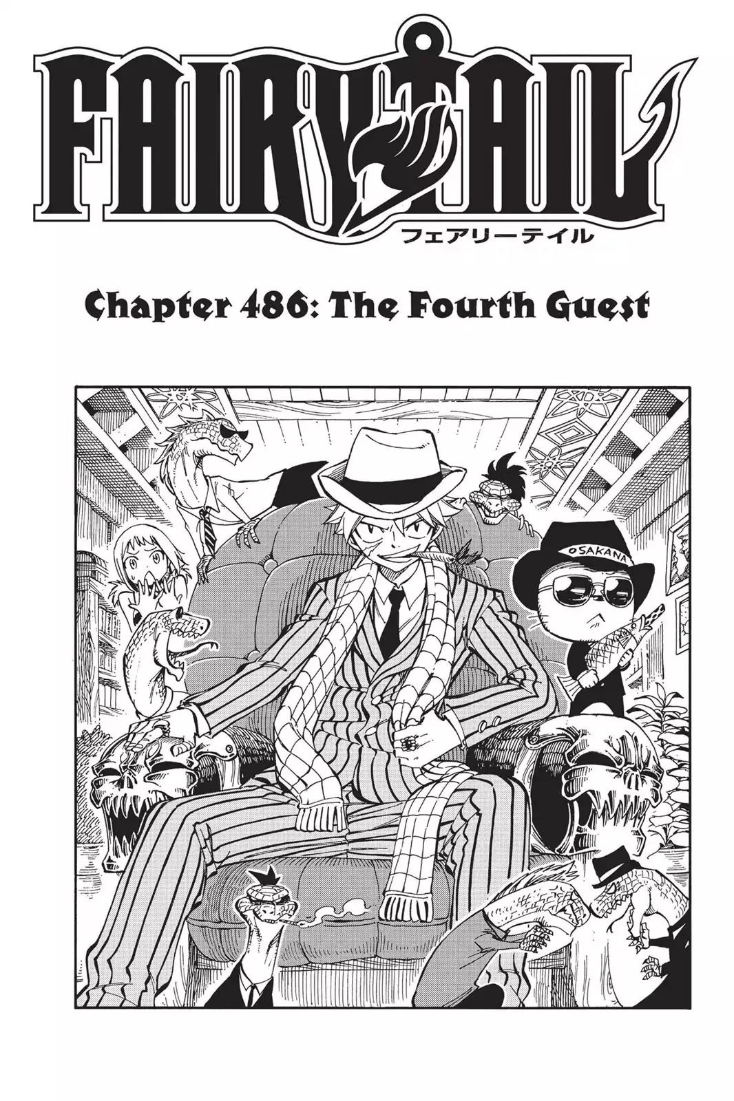 Fairy Tail Chapter 486 page 1 - Chapter 486: The Fourth Guest
