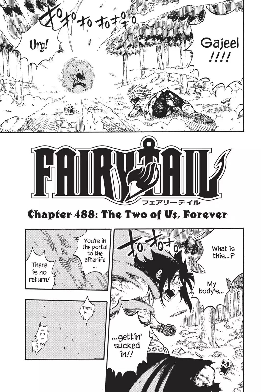Fairy Tail Chapter 488 page 2 - Chapter 488: The Two Of Us, Forever