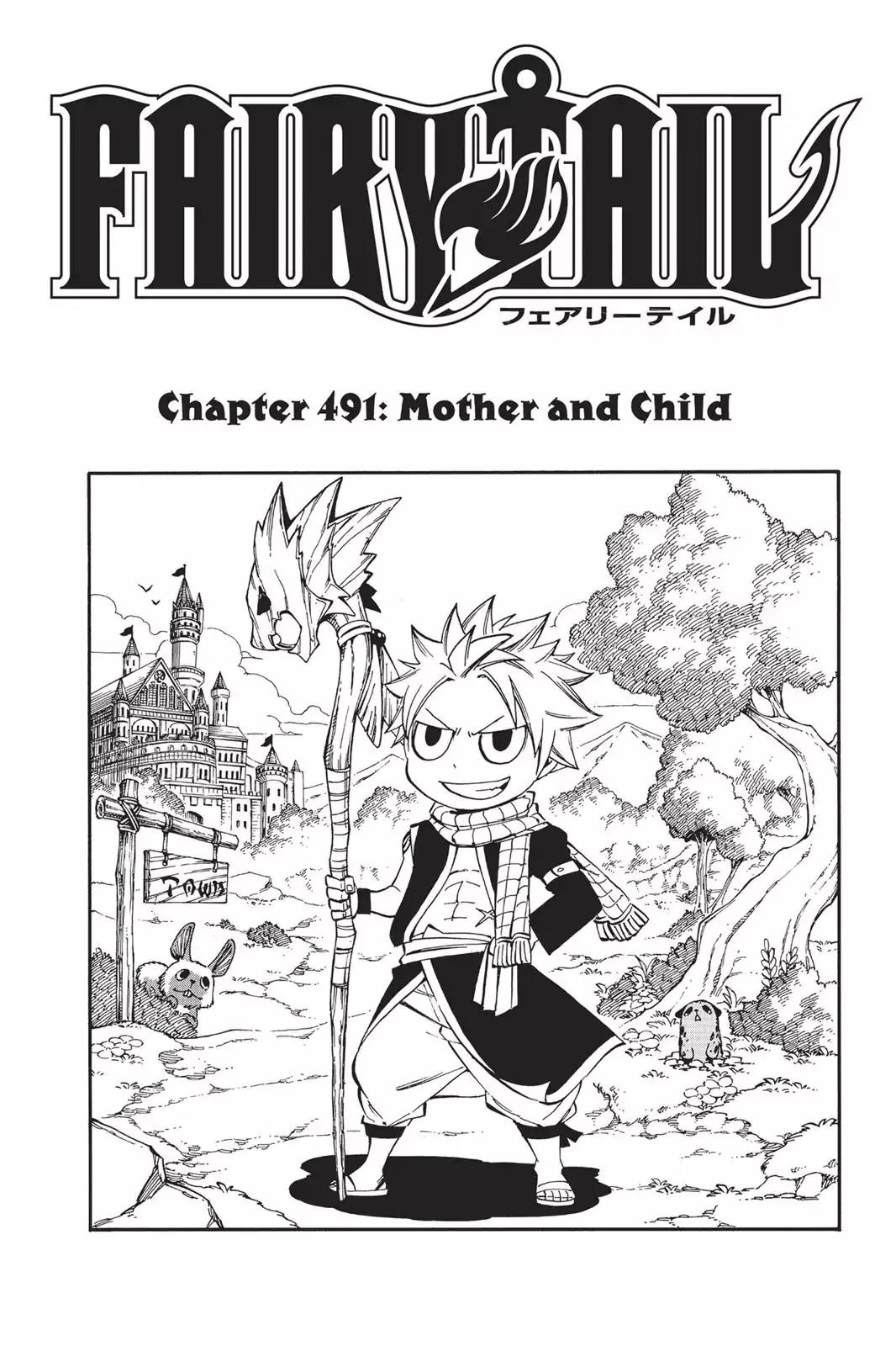 Fairy Tail Chapter 491 page 1 - Chapter 491: Mother And Child