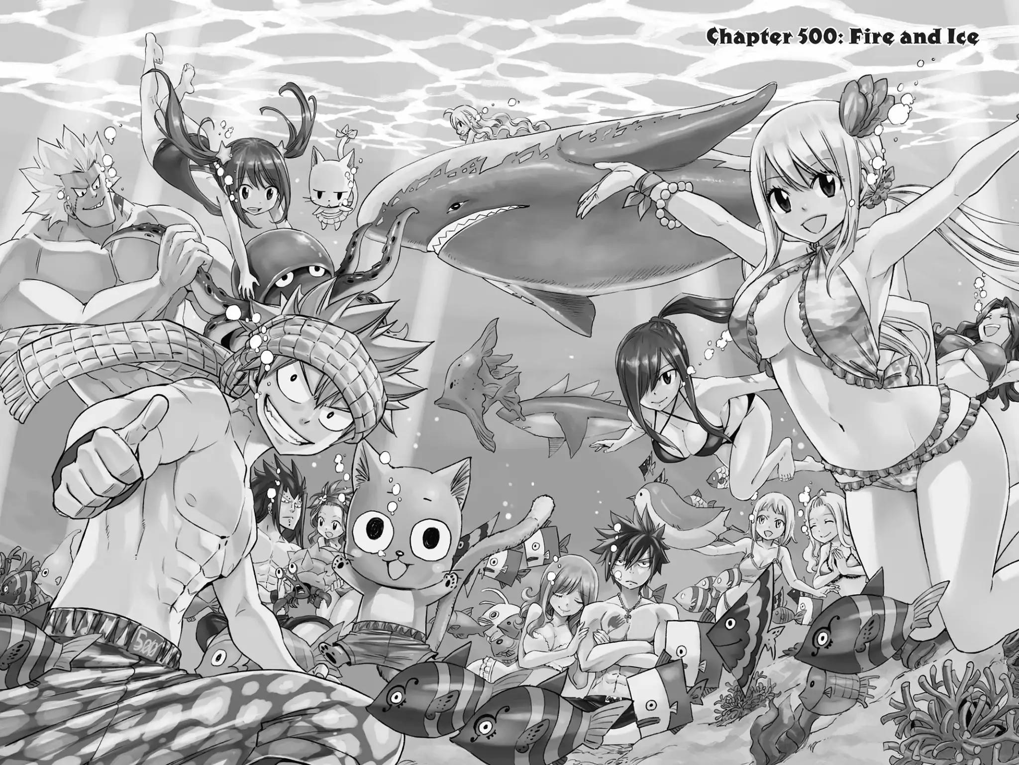 Fairy Tail Chapter 500 page 1 - Chapter 500: Fire And Ice