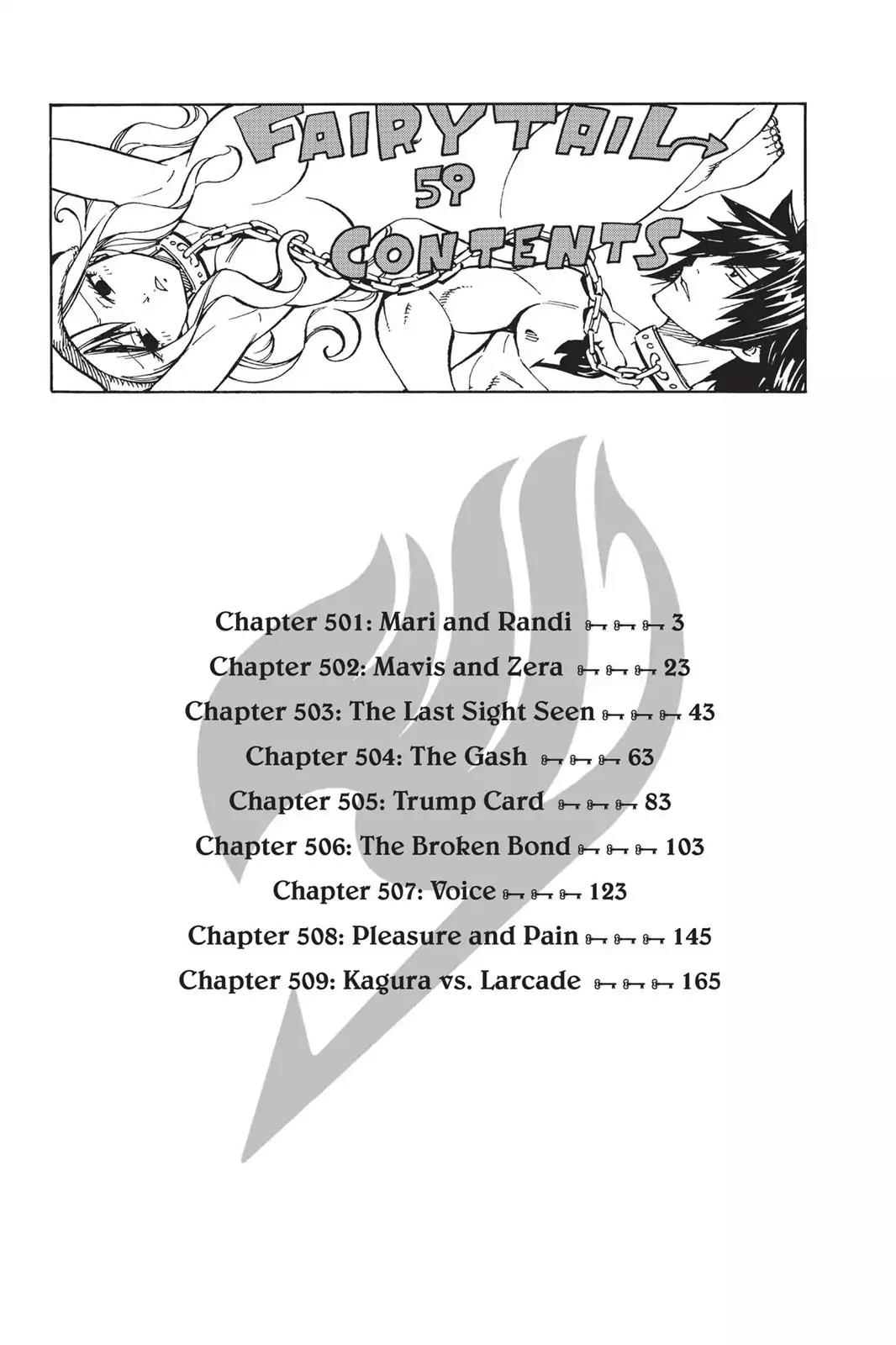 Fairy Tail Chapter 501 page 3 - Chapter 501: Mari And Randi