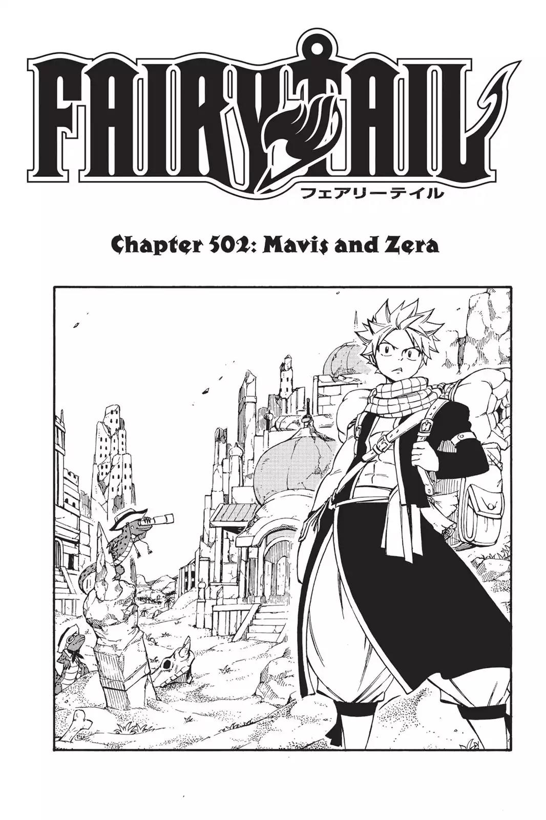 Fairy Tail Chapter 502 page 1 - Chapter 502: Mavis And Zera