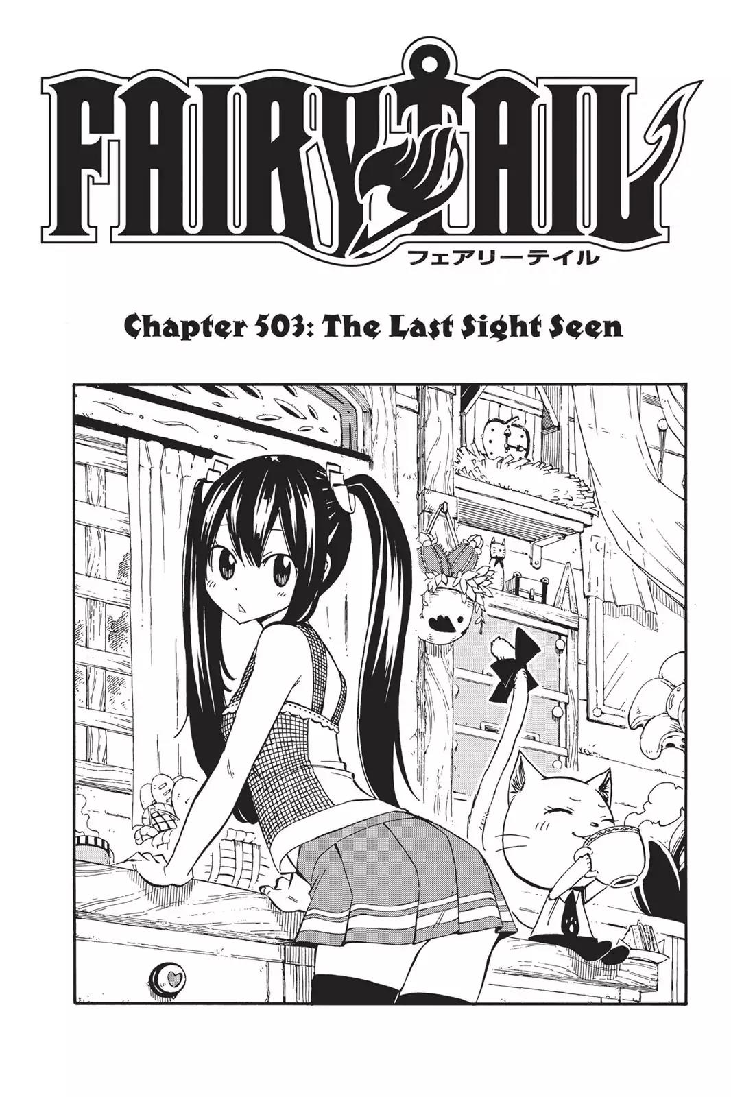 Fairy Tail Chapter 503 page 1 - Chapter 503: The Last Sight Seen
