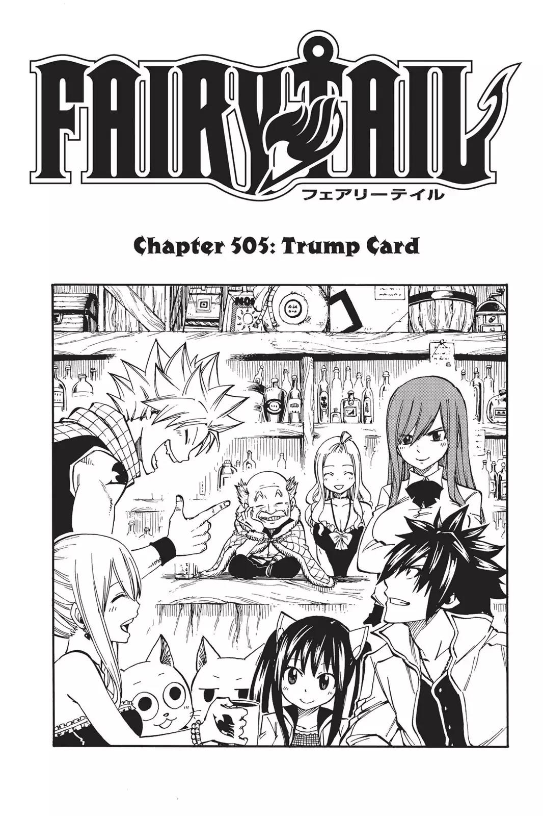 Fairy Tail Chapter 505 page 1 - Chapter 505: Trump Card