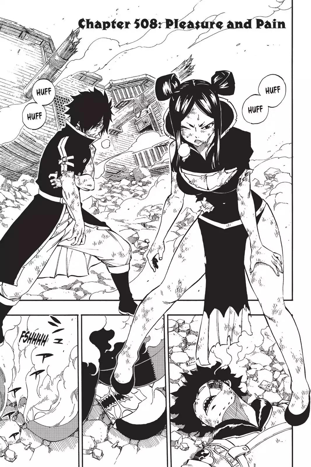 Fairy Tail Chapter 508 page 1 - Chapter 508: Pleasure and Pain