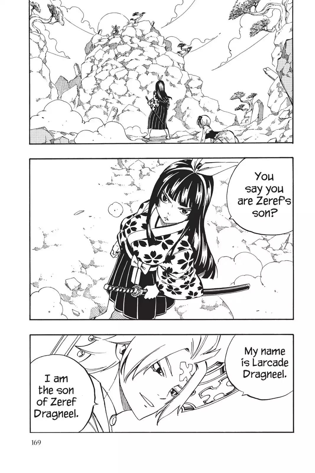 Fairy Tail Chapter 509 page 5 - Chapter 509: Kagura Vs. Larcade