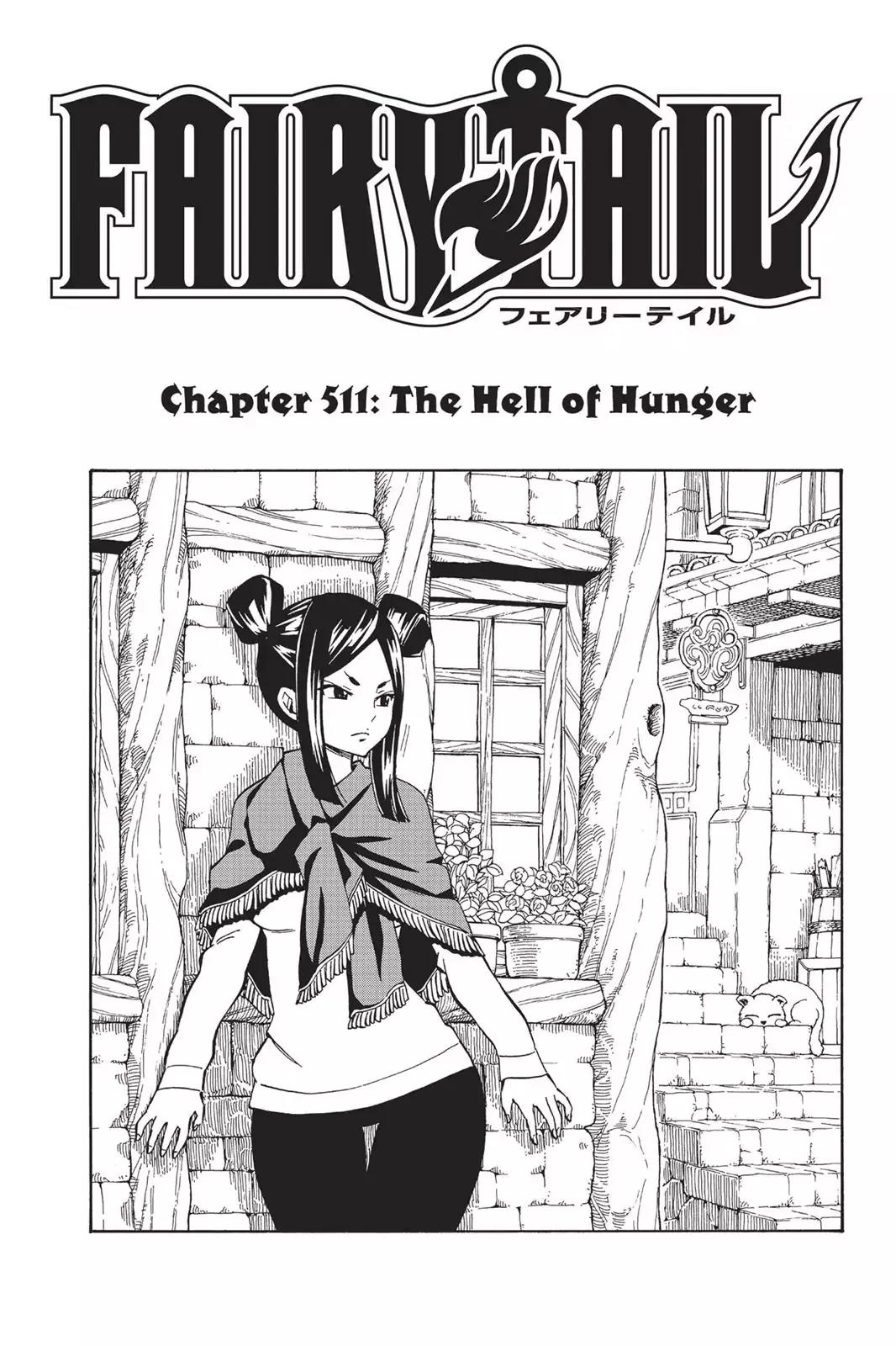 Fairy Tail Chapter 511 page 1 - Chapter 511: The Hell of Hunger