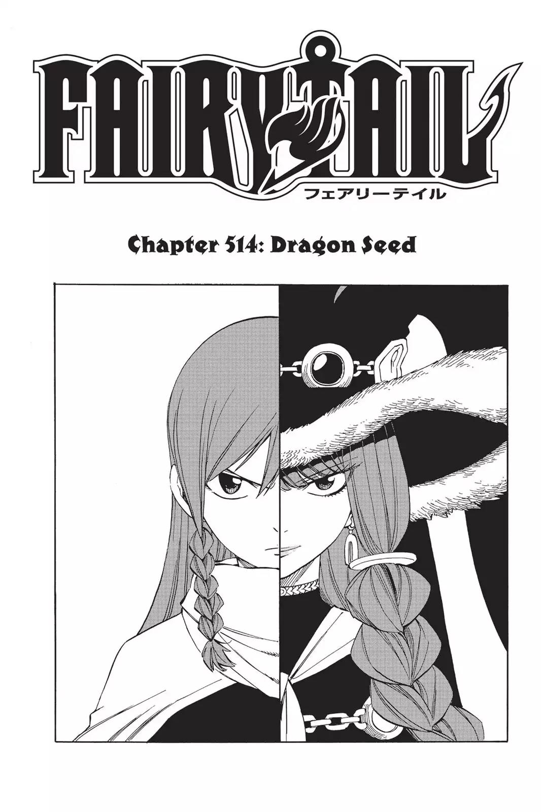 Fairy Tail Chapter 514 page 1 - Chapter 514: Dragon Seed