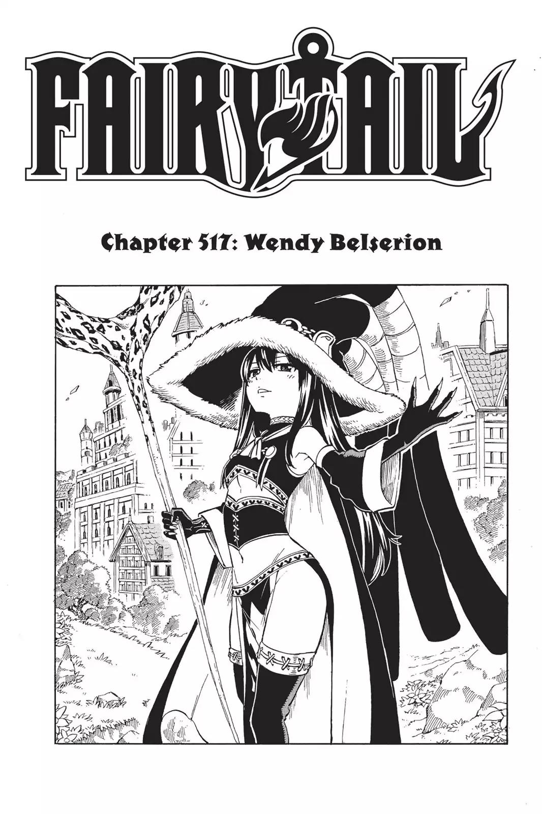 Fairy Tail Chapter 517 page 1 - Chapter 517: Wendy Belserion