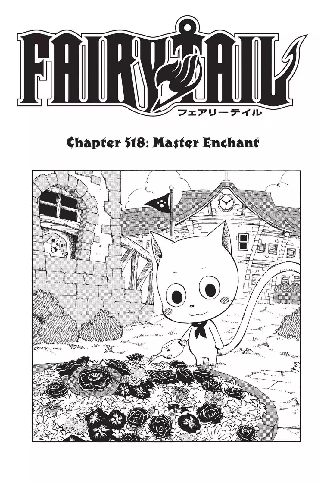 Fairy Tail Chapter 518 page 1 - Chapter 518: Master Enchant