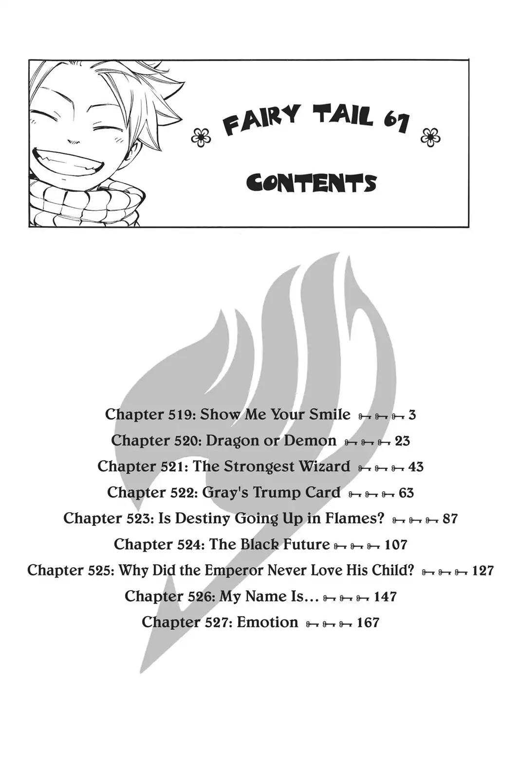 Fairy Tail Chapter 519 page 3 - Chapter 519: Show Me Your Smile