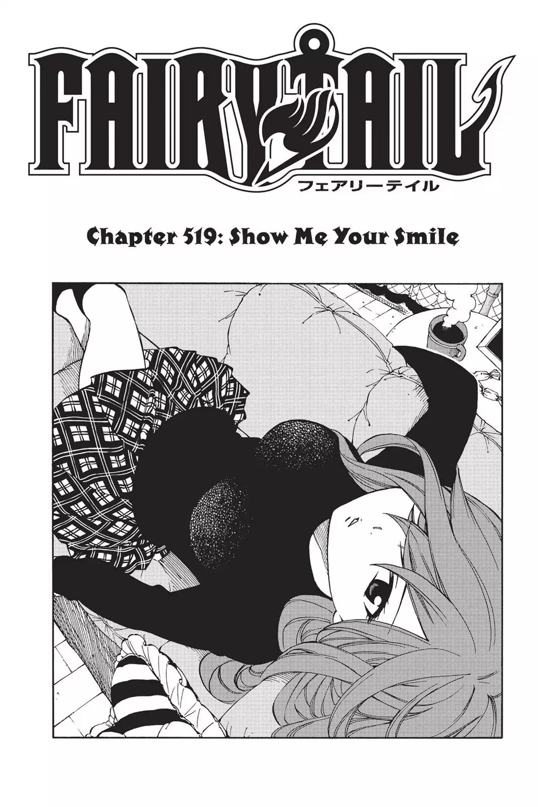 Fairy Tail Chapter 519 page 4 - Chapter 519: Show Me Your Smile