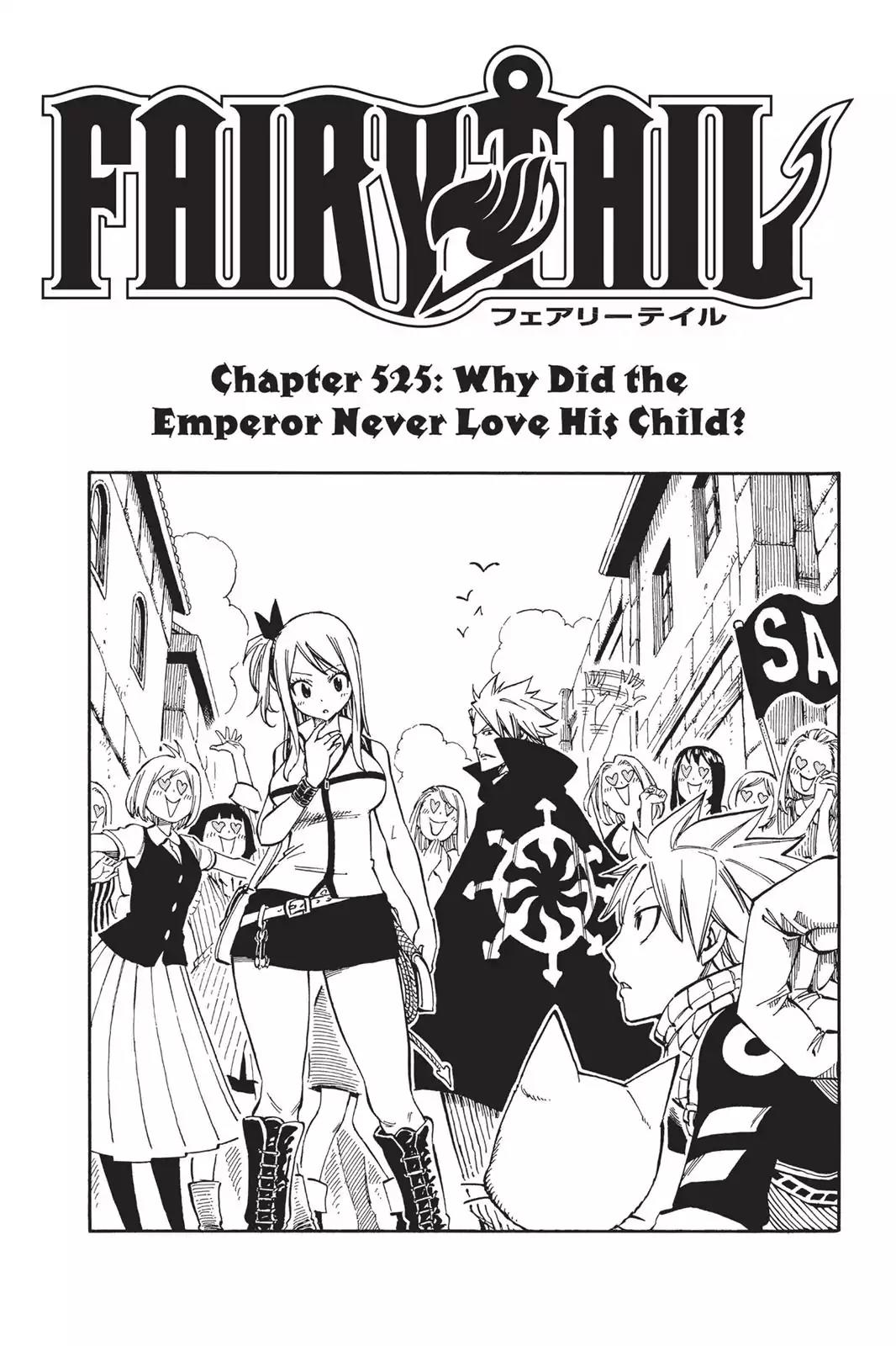 Fairy Tail Chapter 525 page 1 - Chapter 525: Why Did The Emperor Never Love His Child?