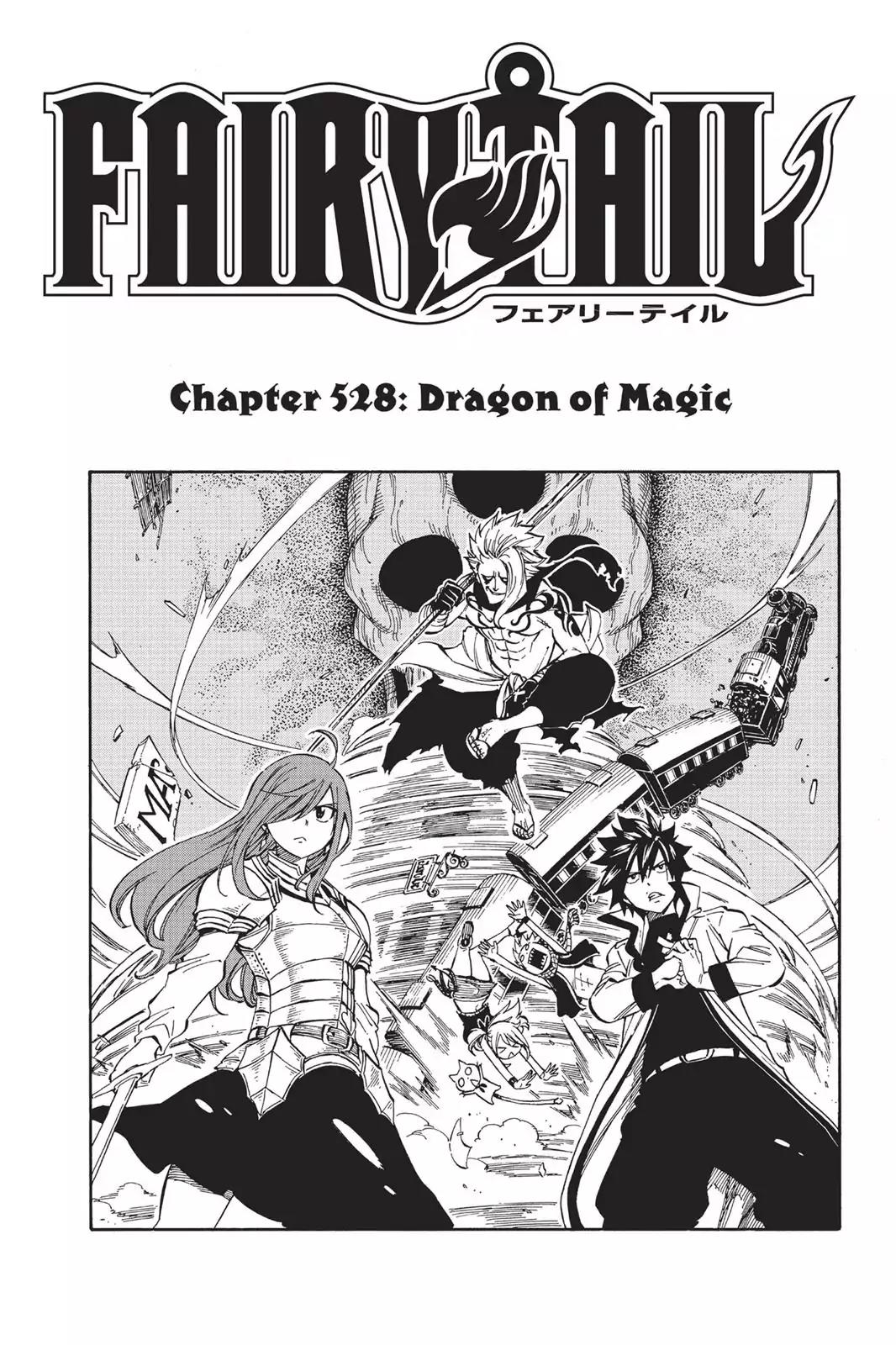 Fairy Tail Chapter 528 page 4 - Chapter 528: Dragon of Magic