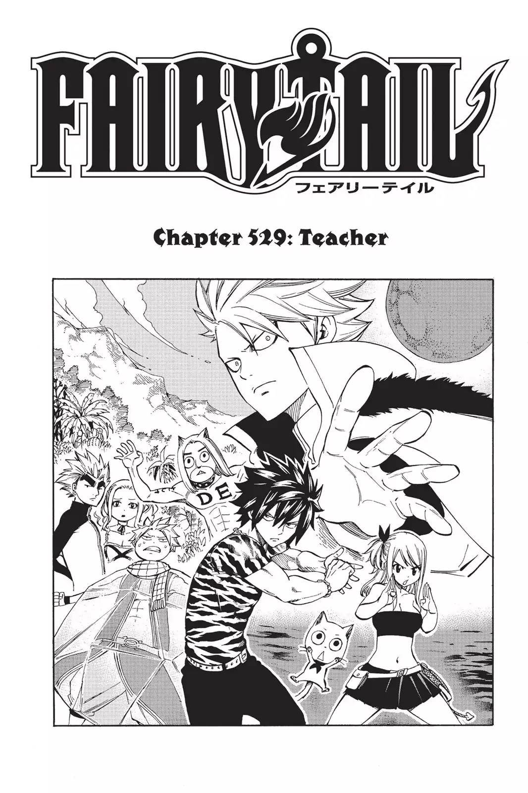 Fairy Tail Chapter 529 page 1 - Chapter 529: Teacher