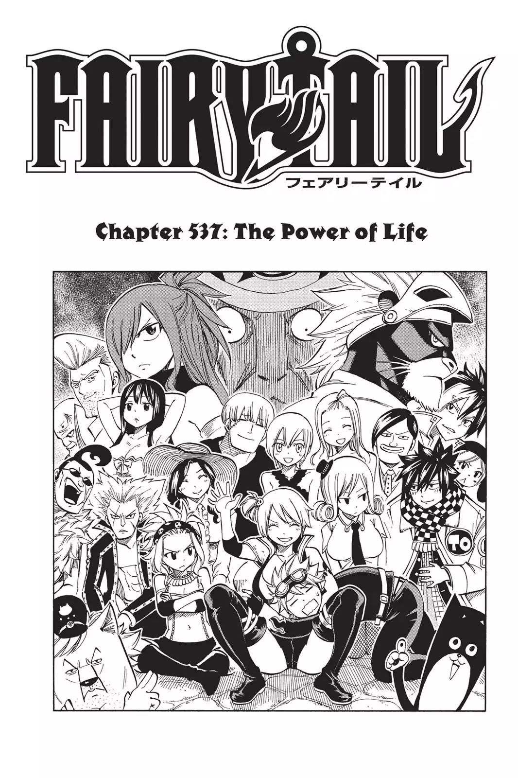 Fairy Tail Chapter 537 page 4 - Chapter 537: The Power of Life