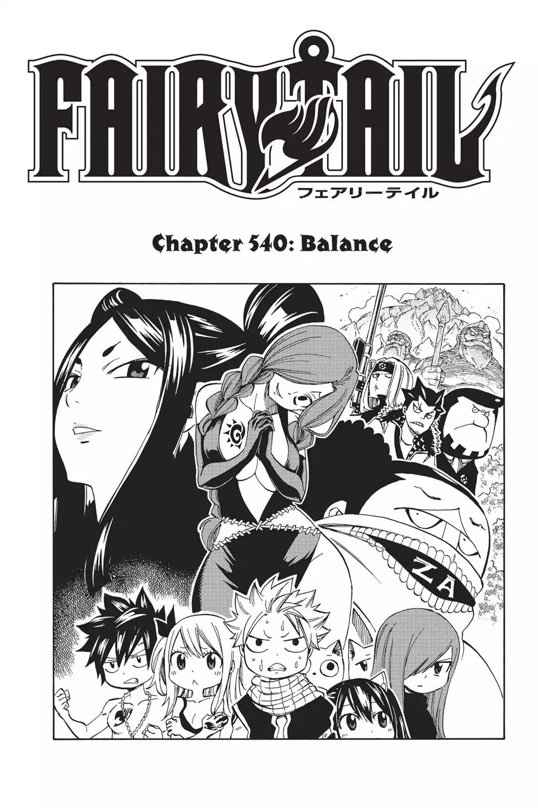 Fairy Tail Chapter 540 page 1 - Chapter 540: Balance