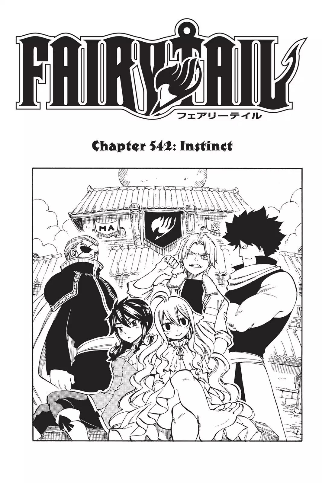Fairy Tail Chapter 542 page 1 - Chapter 542: Instinct