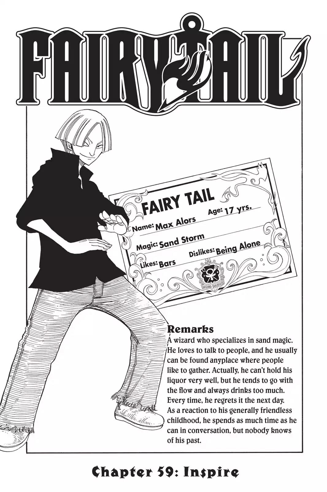 Fairy Tail Chapter 59 page 1 - Chapter 59: Inspire