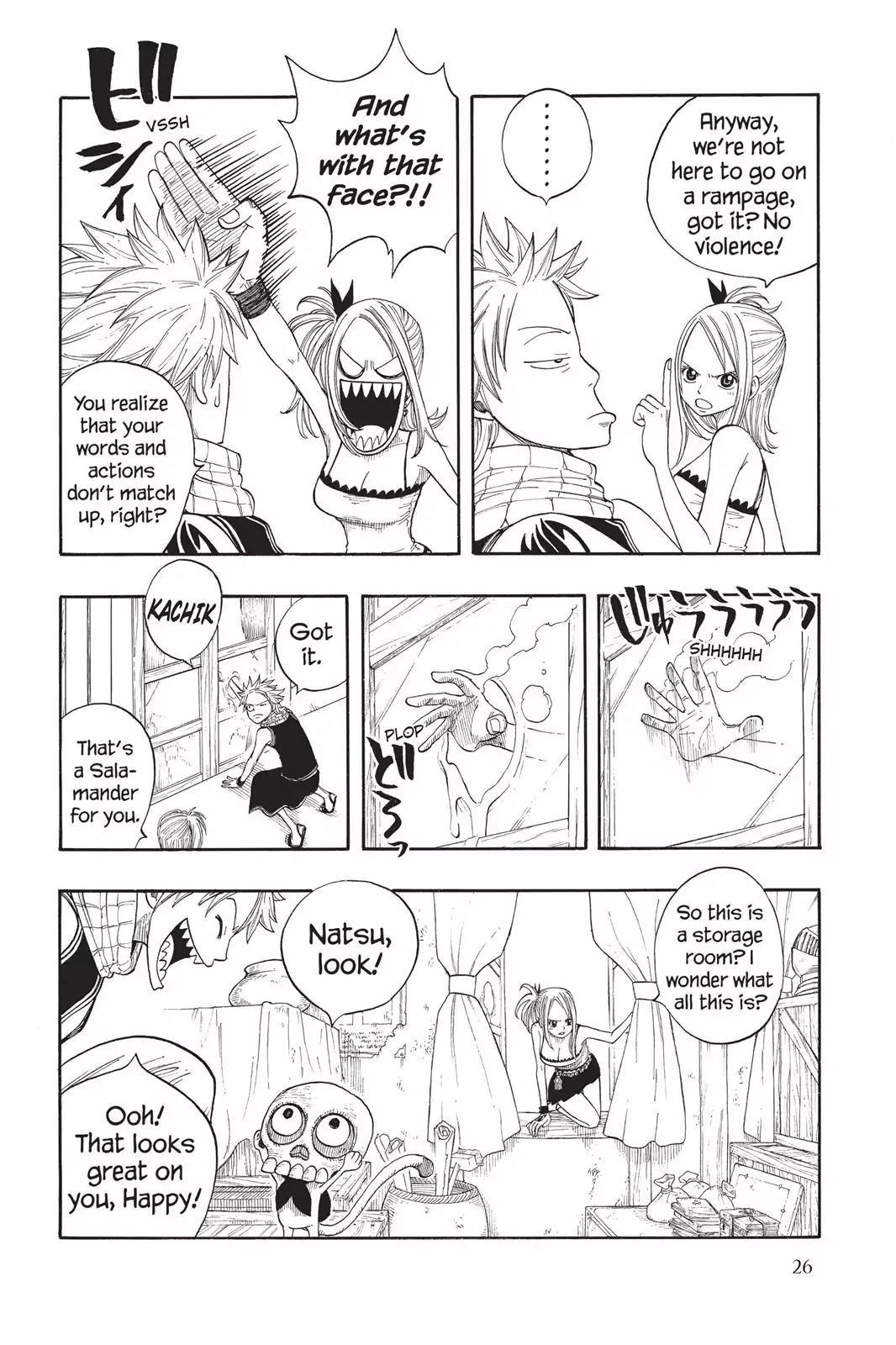 Fairy Tail Chapter 6 page 4 - Chapter 6: Invade!! The Everlue Mansion