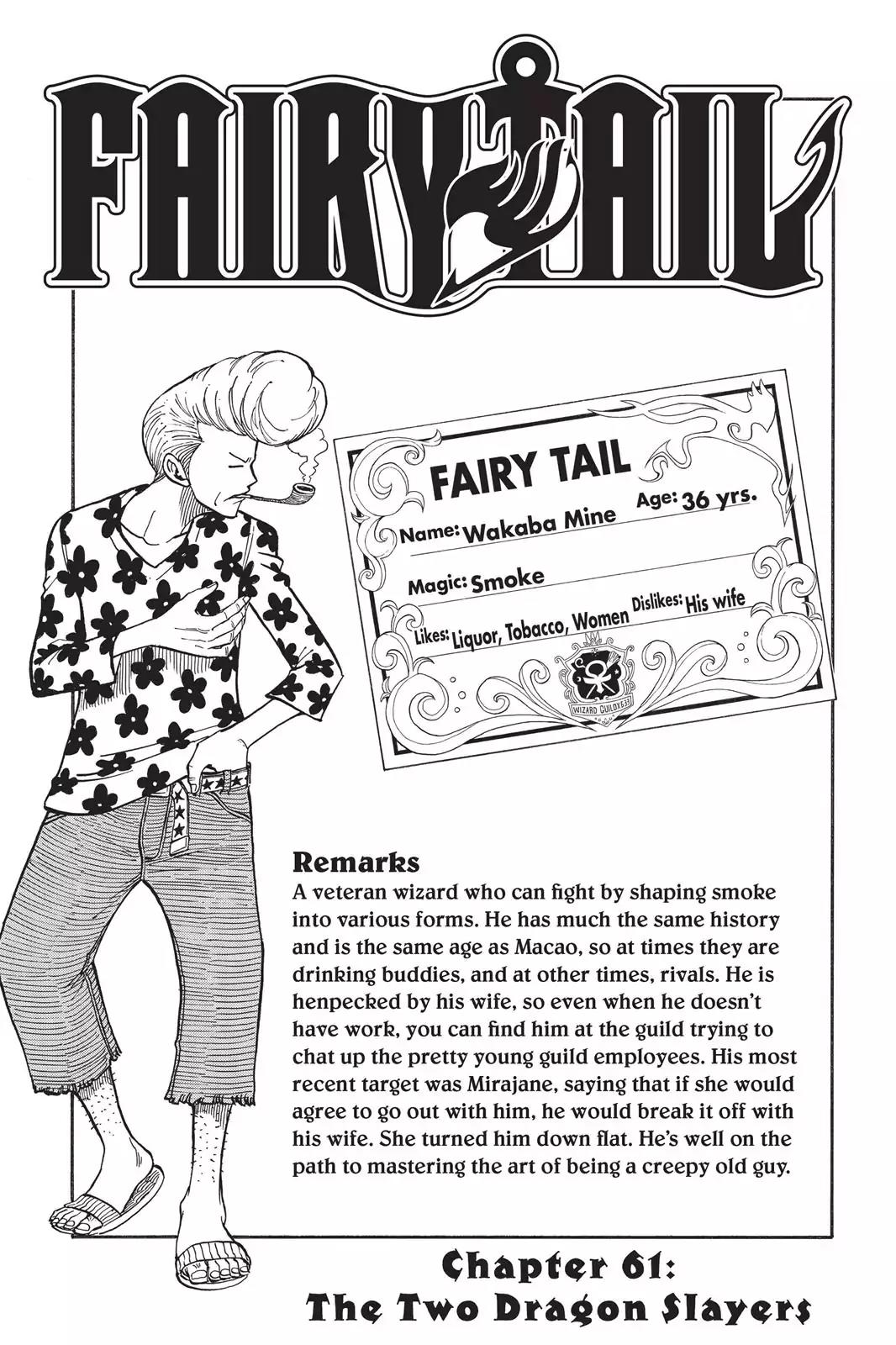 Fairy Tail Chapter 61 page 1 - Chapter 61: The Two Dragon Slayers
