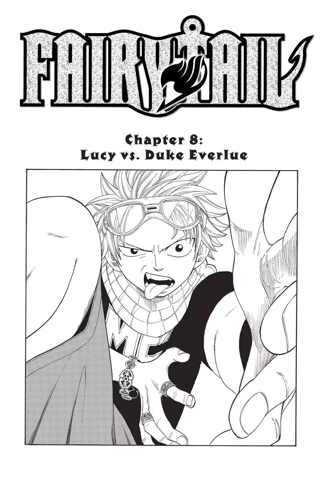 Fairy Tail Chapter 8 page 1 - Chapter 8: Lucy Vs. Duke Everlue
