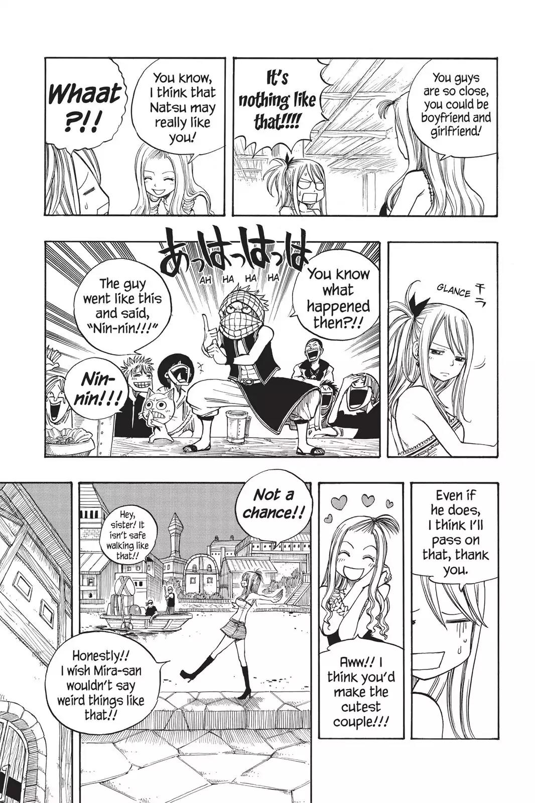 Fairy Tail Chapter 82.5 page 3 - Vol.10 Side Story: Special Mission: Beware of Guys Who Show a Keen Interest!