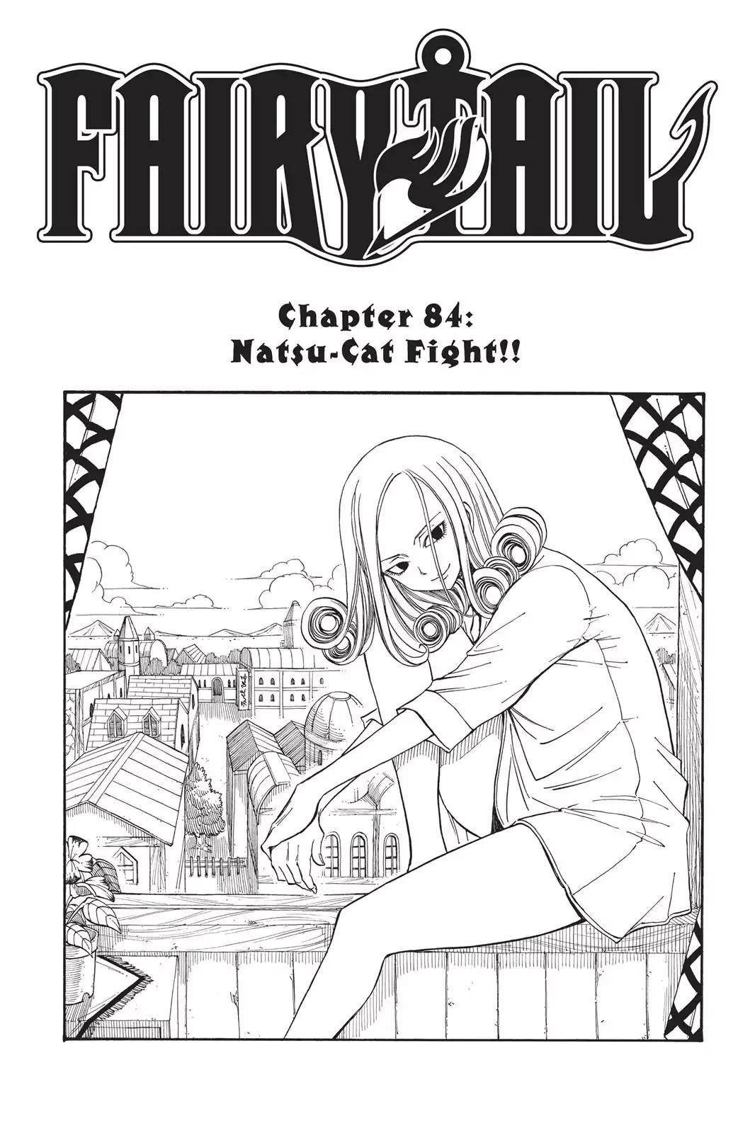 Fairy Tail Chapter 84 page 1 - Chapter 84: Natsu - Cat Fight!!
