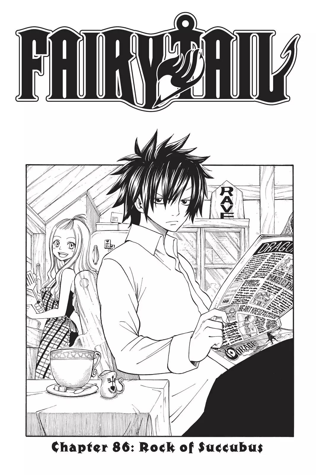 Fairy Tail Chapter 86 page 1 - Chapter 86: Rock of Succubus
