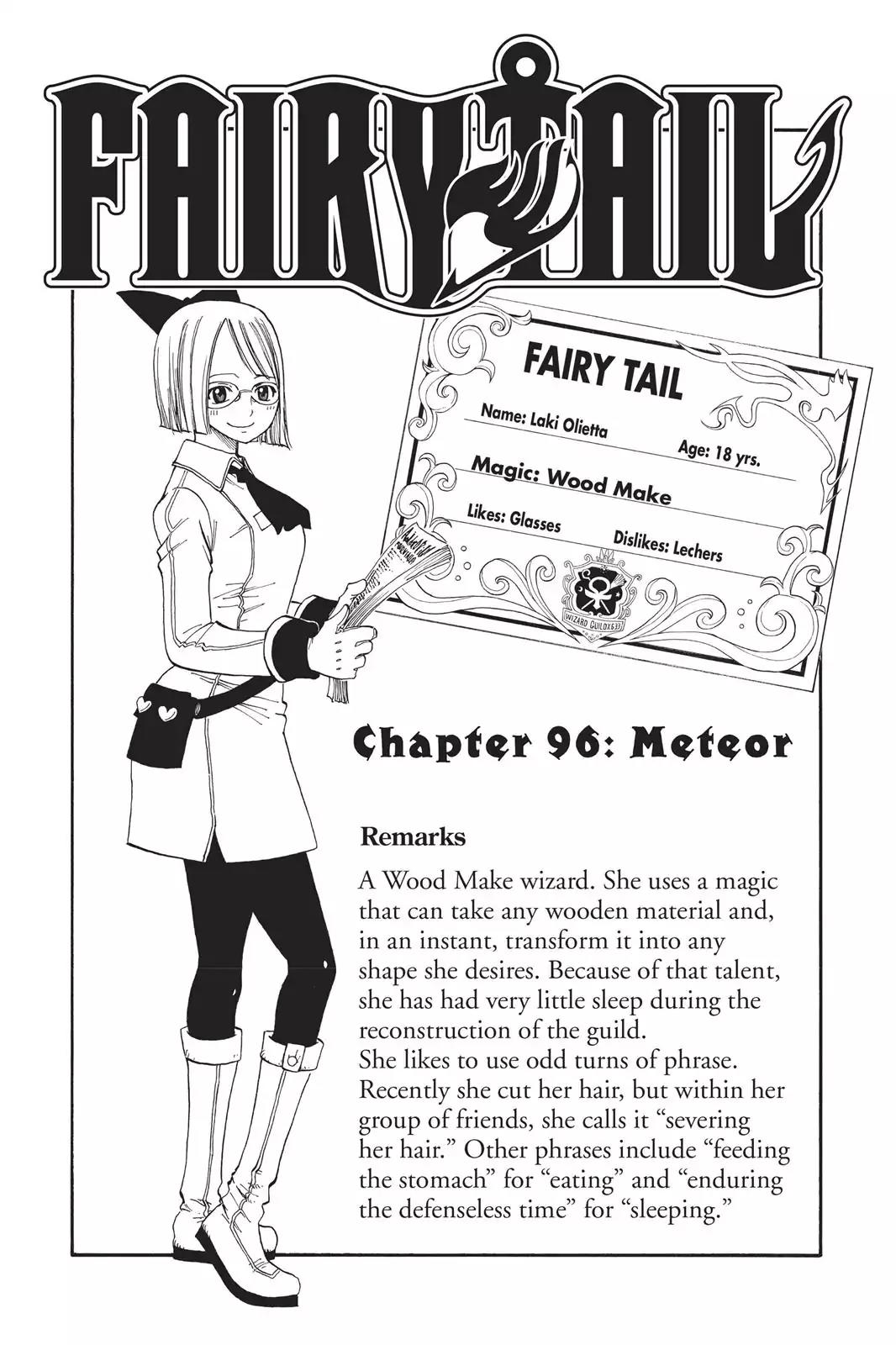 Fairy Tail Chapter 96 page 1 - Chapter 96: Meteor