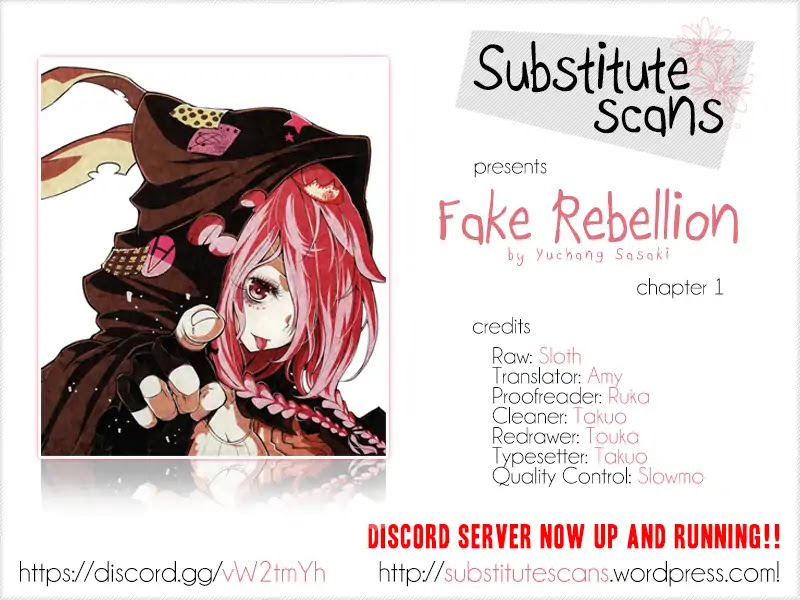 Fake Rebellion Chapter 1 page 1 - Chapter 1: Death Perception Life Inception