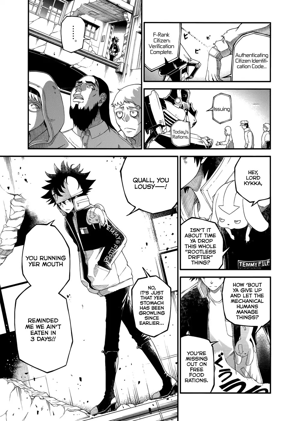 Fake Rebellion Chapter 1 page 7 - Chapter 1: Death Perception Life Inception