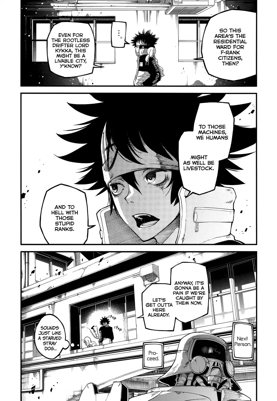 Fake Rebellion Chapter 1 page 8 - Chapter 1: Death Perception Life Inception
