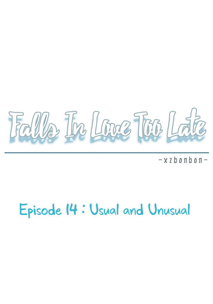 Falls In Love Too Late Chapter 14 page 9 - Chapter 14 : Usual and Unusual